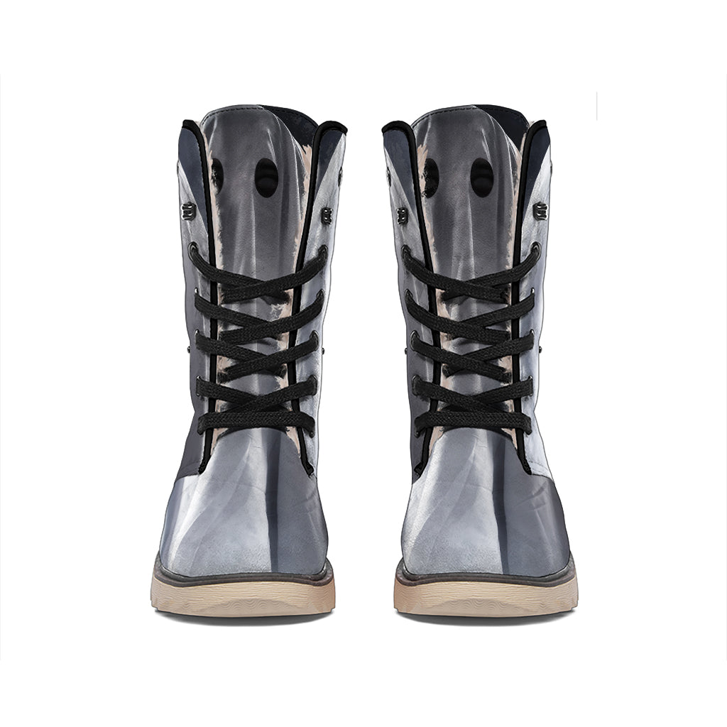 Scary Ghost 3D Print Winter Boots