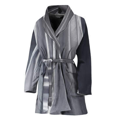 Scary Ghost 3D Print Women's Bathrobe