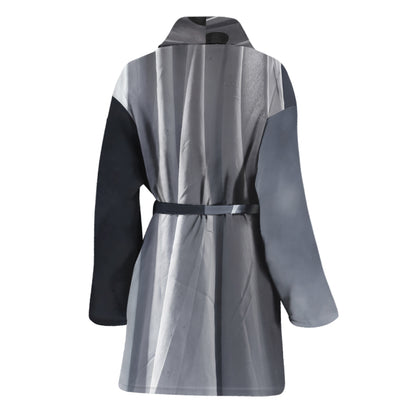 Scary Ghost 3D Print Women's Bathrobe