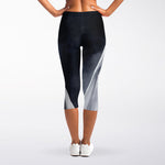 Scary Ghost 3D Print Women's Capri Leggings