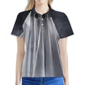 Scary Ghost 3D Print Women's Polo Shirt