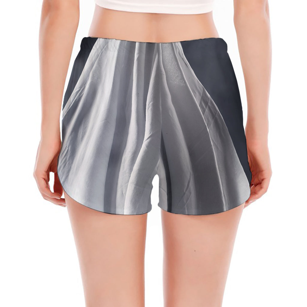 Scary Ghost 3D Print Women's Split Running Shorts