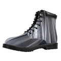 Scary Ghost 3D Print Padded Collar Lace Up Boots