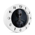 Scary Grey Alien 3D Print Alarm Clock