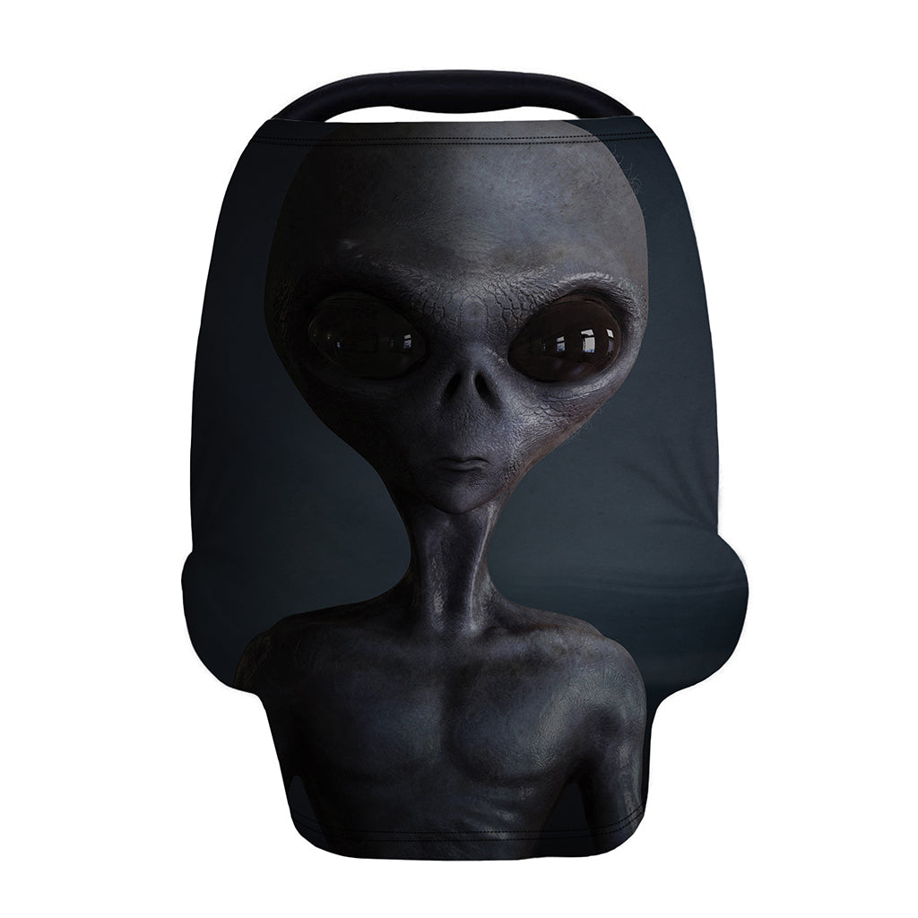 Scary Grey Alien 3D Print Baby Seat Cover