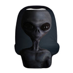 Scary Grey Alien 3D Print Baby Seat Cover