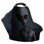 Scary Grey Alien 3D Print Baby Seat Cover