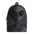 Scary Grey Alien 3D Print School Backpack