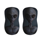 Scary Grey Alien 3D Print Bar Stool Covers