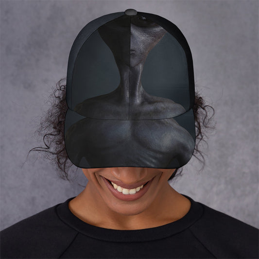 Scary Grey Alien 3D Print Baseball Cap