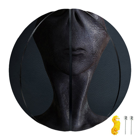 Scary Grey Alien 3D Print Basketball