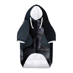 Scary Grey Alien 3D Print Dog Zip Up Hoodie