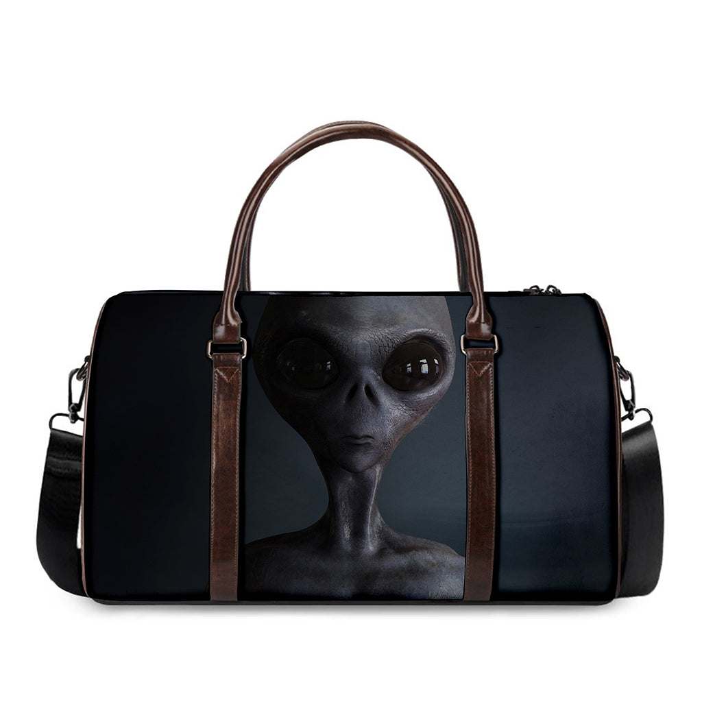 Scary Grey Alien 3D Print Duffle Bag