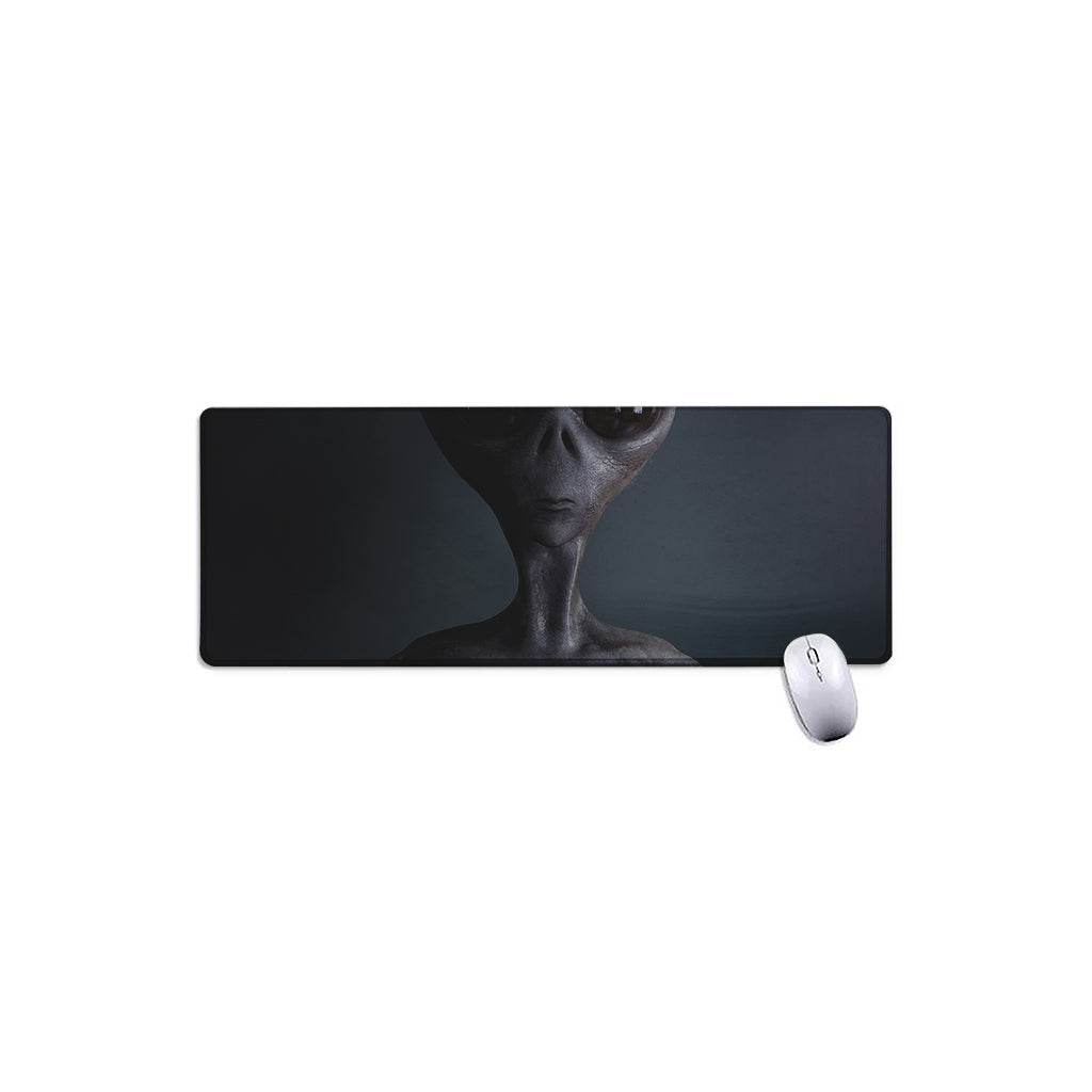 Scary Grey Alien 3D Print Extended Mouse Pad