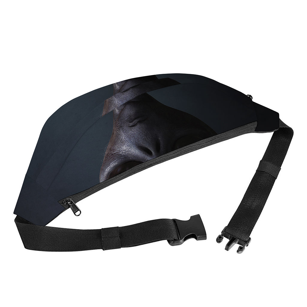 Scary Grey Alien 3D Print Fanny Pack