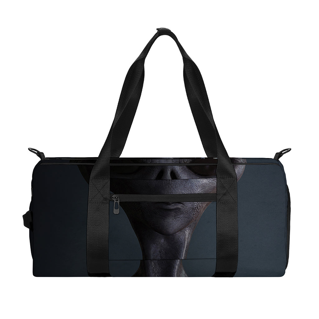 Scary Grey Alien 3D Print Gym Bag