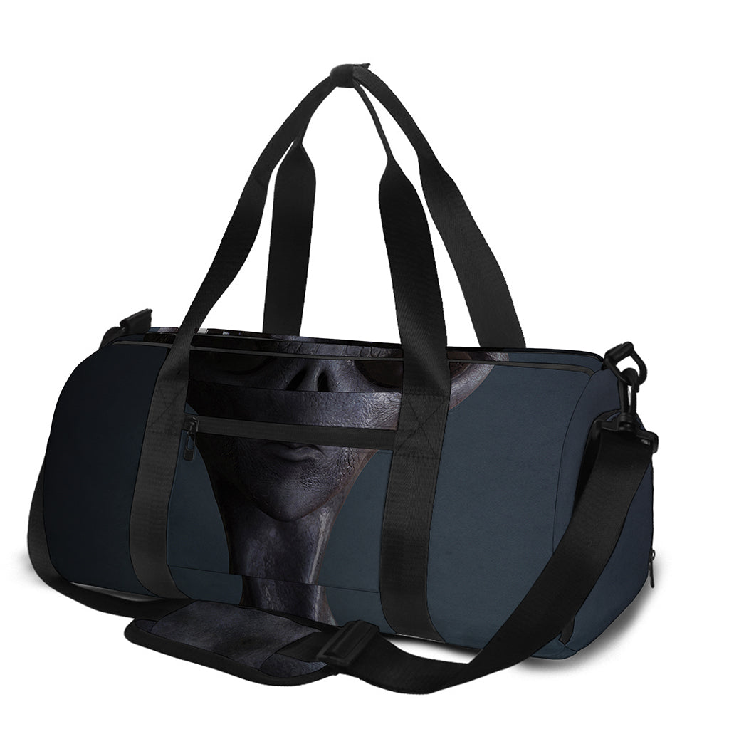 Scary Grey Alien 3D Print Gym Bag