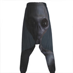 Scary Grey Alien 3D Print Hammer Pants