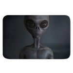 Scary Grey Alien 3D Print Indoor Door Mat