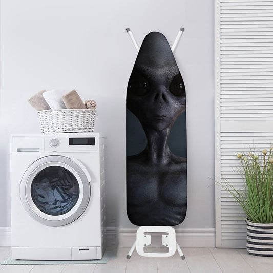 Scary Grey Alien 3D Print Ironing Board Cover