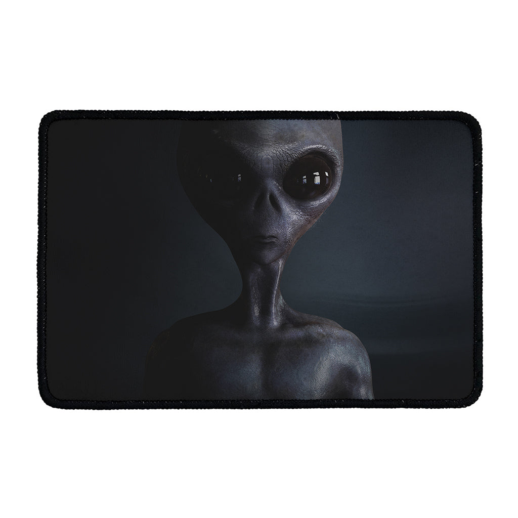 Scary Grey Alien 3D Print Kitchen Mat
