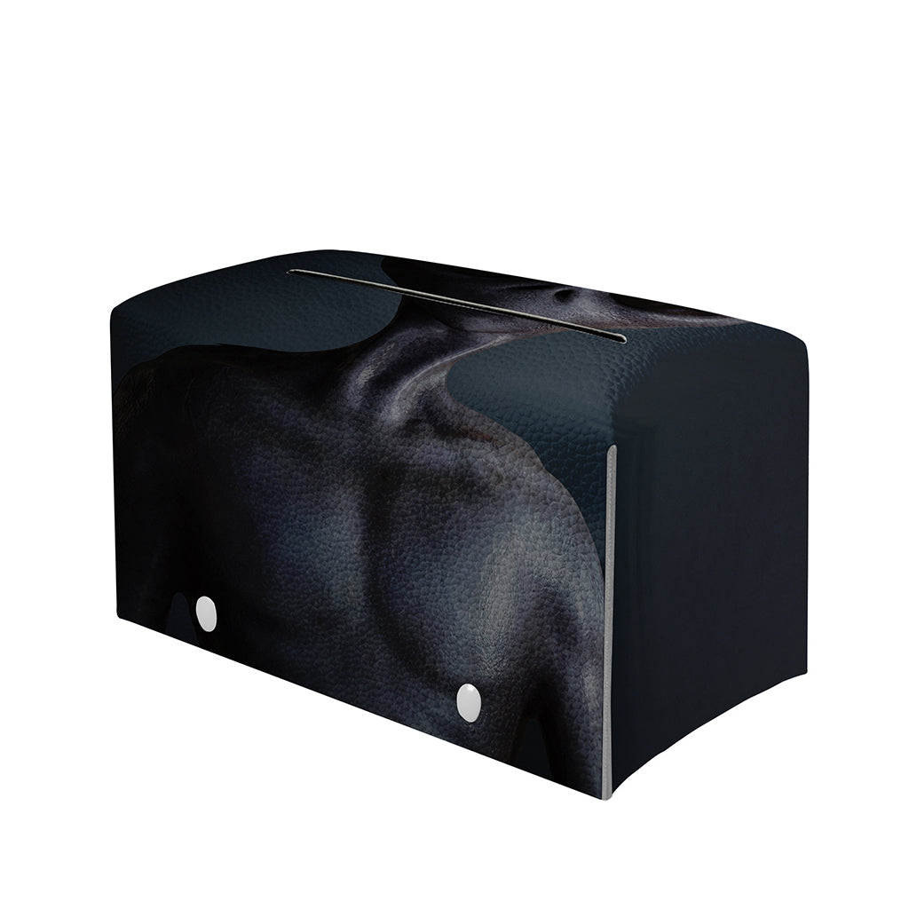 Scary Grey Alien 3D Print Leather Tissue Box Cover