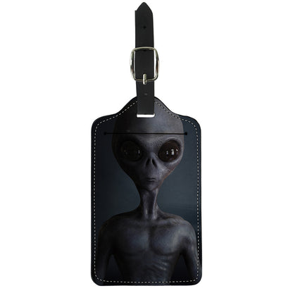 Scary Grey Alien 3D Print Luggage Tag