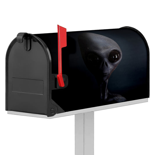 Scary Grey Alien 3D Print Mailbox Cover