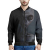 Scary Grey Alien 3D Print Men's Bomber Jacket