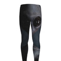 Scary Grey Alien 3D Print Men's Leggings