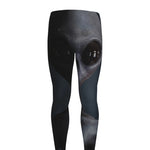 Scary Grey Alien 3D Print Men's leggings