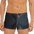Scary Grey Alien 3D Print Men's Short Boxer Briefs