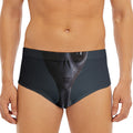 Scary Grey Alien 3D Print Men's Triangle Swim Briefs