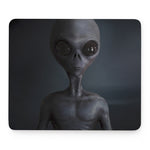 Scary Grey Alien 3D Print Mouse Pad