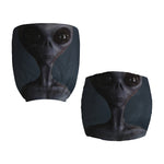 Scary Grey Alien 3D Print Office Chair Cover