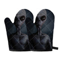 Scary Grey Alien 3D Print Oven Mitts