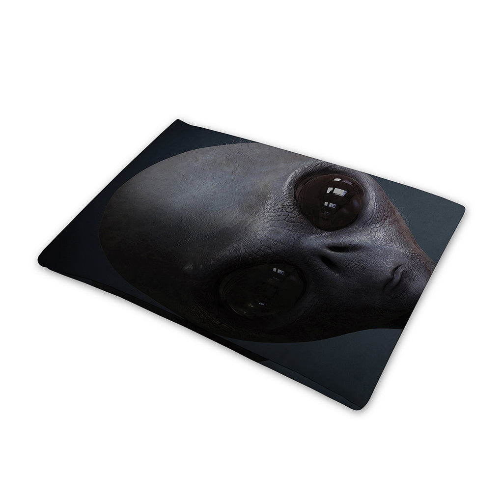 Scary Grey Alien 3D Print Pet Cooling Mat Cover