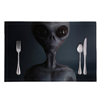 Scary Grey Alien 3D Print Placemat