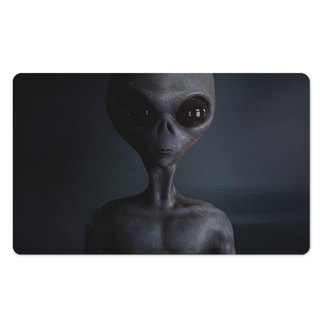 Scary Grey Alien 3D Print Polyester Doormat