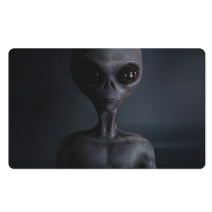Scary Grey Alien 3D Print Polyester Doormat