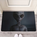Scary Grey Alien 3D Print Rubber Doormat