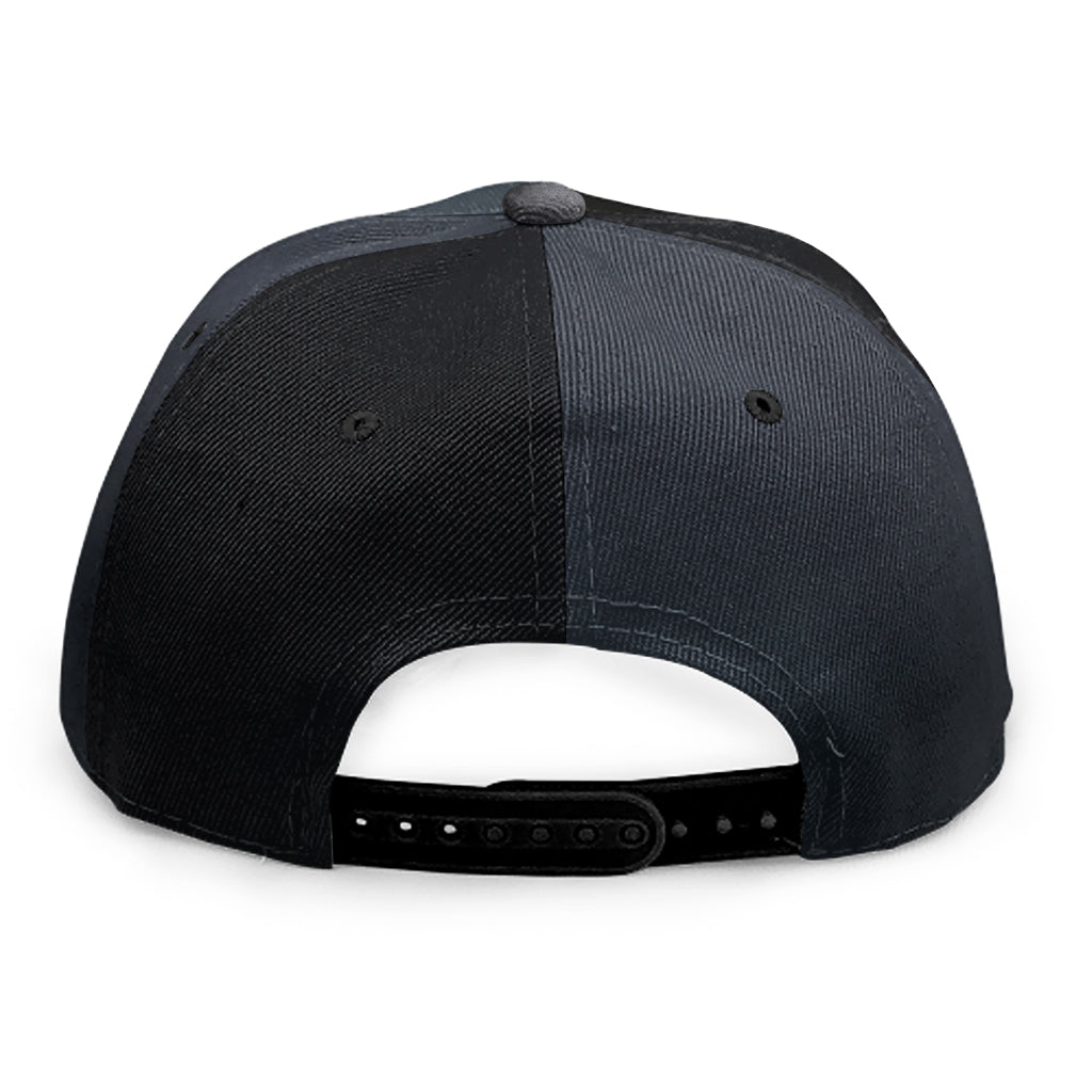 Scary Grey Alien 3D Print Snapback Cap