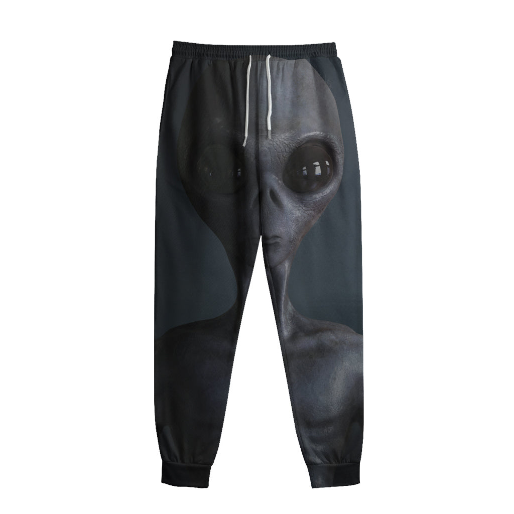 Scary Grey Alien 3D Print Sweatpants