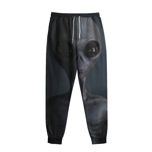 Scary Grey Alien 3D Print Sweatpants