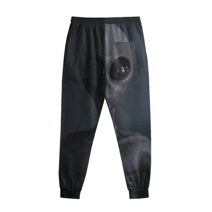Scary Grey Alien 3D Print Sweatpants