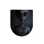 Scary Grey Alien 3D Print Toilet Lid Cover