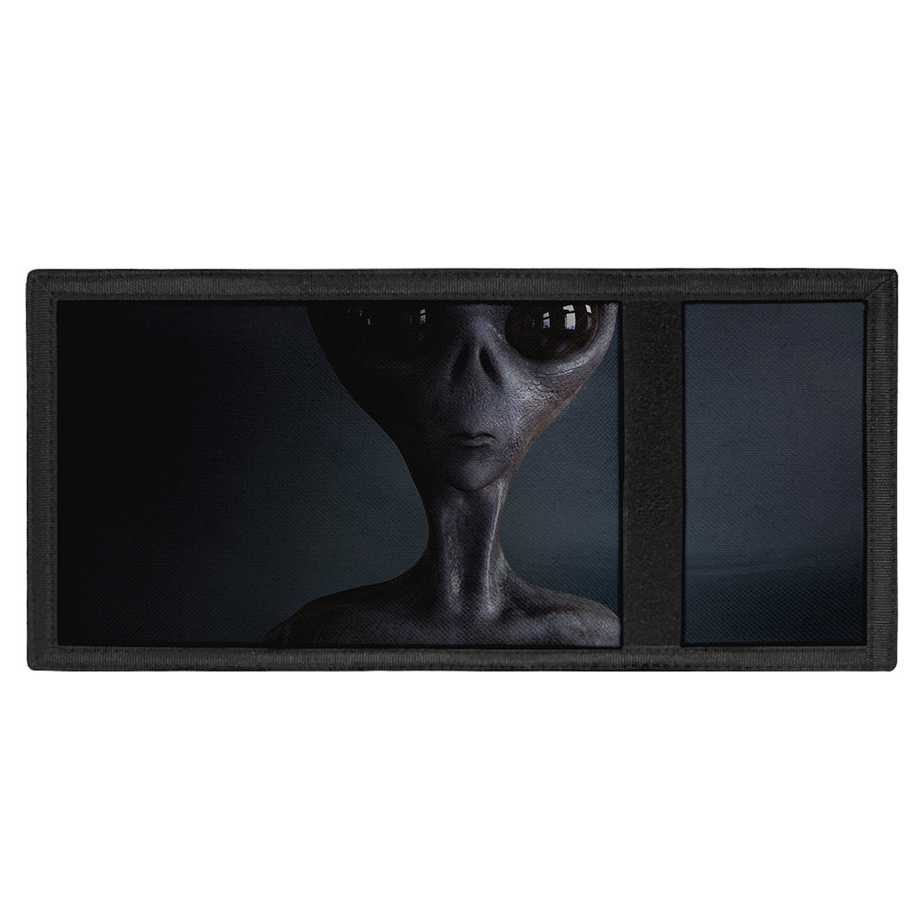 Scary Grey Alien 3D Print Trifold Wallet