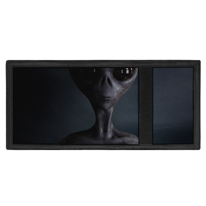 Scary Grey Alien 3D Print Trifold Wallet