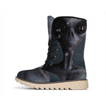 Scary Grey Alien 3D Print Winter Boots