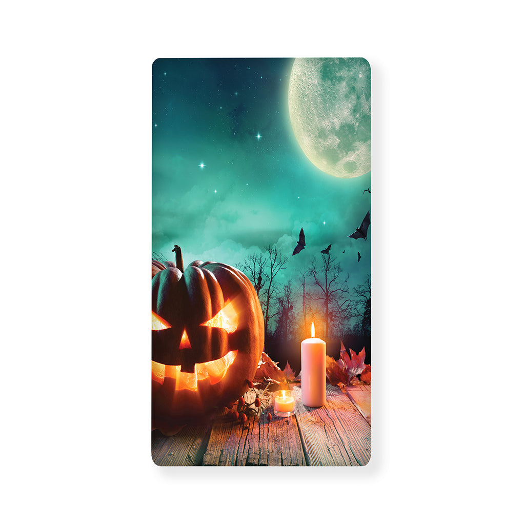 Scary Halloween Pumpkin Print Baby Crib Sheet